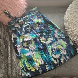 Ann Taylor LOFT One-Shoulder Summer Dress 2P